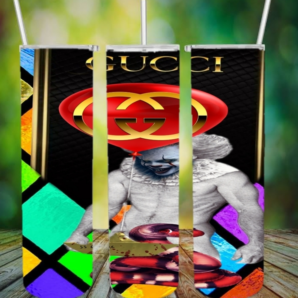 Halloween Special Editions clown horror luxury tumbler